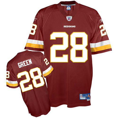 Men's Replica Darrell Green Reebok Jersey Burgundy Red Home - #28 Throwback NFL Washington Redskins